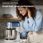 Stand Mixer 5L 1000W 6 Speed Blue - Image 2
