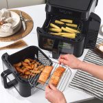 Double Stack Air Fryer 9L 2400W 12 Functions Black - Image 5