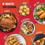 Dual Zone Air Fryer 8.5L 8-in-1 With Sync Cook Black - Image 5