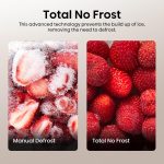 Freestanding Fridge Freezer 256L 50/50 Frost Free White - Image 5