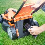 Cordless Lawn Mower 34cm 24V 2x4.0Ah Batteries Rear Roller - Image 4