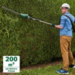 Telescopic Hedge Trimmer 18V Cordless 135° Pivoting Head Green - Image 3
