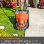 Hover Lawn Mower 33cm 1700W 20L Grass Box 4 Cutting Heights Orange Grey - Image 5