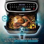 Digital Dual Zone Air Fryer 10L 2400W 10 Presets Black/Silver - Image 3