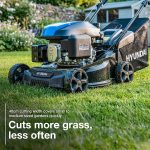 Petrol Lawn Mower 40cm 139cc 7 Cutting Heights 25-75mm 40L Grass Bag Black - Image 5