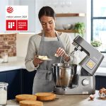Stand Mixer 7L 5L 1400W 6 Speeds Touch Screen Silver - Image 8