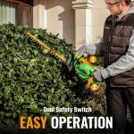 Cordless Hedge Trimmer 510mm 1200RPM 18mm Pruning Capacity Green - Image 6