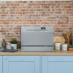 Freestanding Compact Dishwasher 6 Place Settings 6 Programs Silver - Image 2